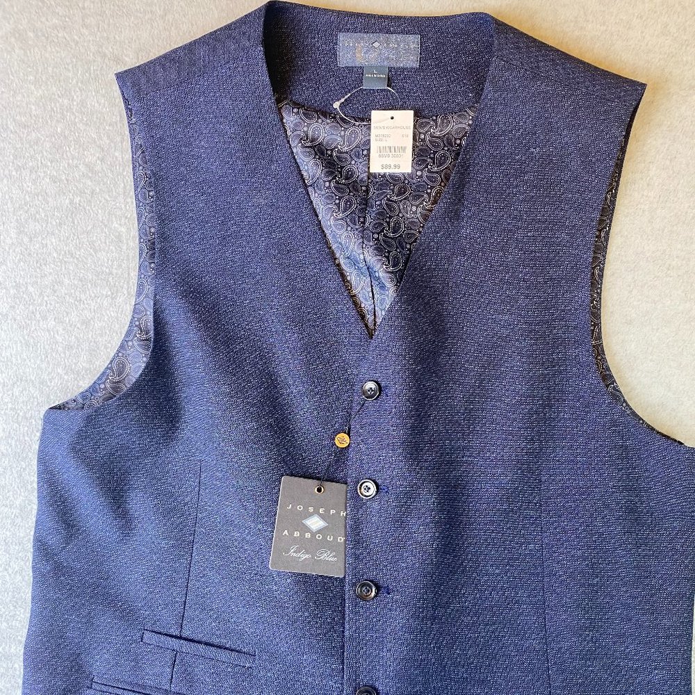 Joseph Abboud Large Vest Blue